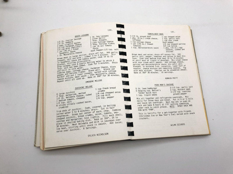 VFW 8975 Auxiliary Cookbook Summit County Akron Ohio Tom Hull Helen Keys 10