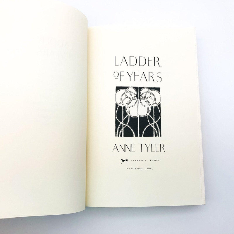 Ladder Of Years Hardcover Anne Tyler 1995 Freedom Married Mother Escapes Book Cl 7