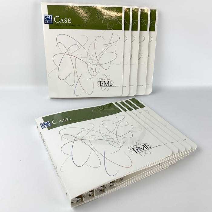 Case Western Reserve University 3/4" Inch 3 Ring Binder - Lot of 10