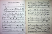 Charles Spivak Sheet Music Autumn Nocturne 1941 WW2 War Piano Love Song Myrow 1 2