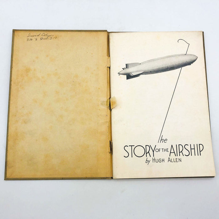 The Story Of The Airship Hardcov Hugh Allen 1931 Goodyear Tire and Rubber 6th Ed 6