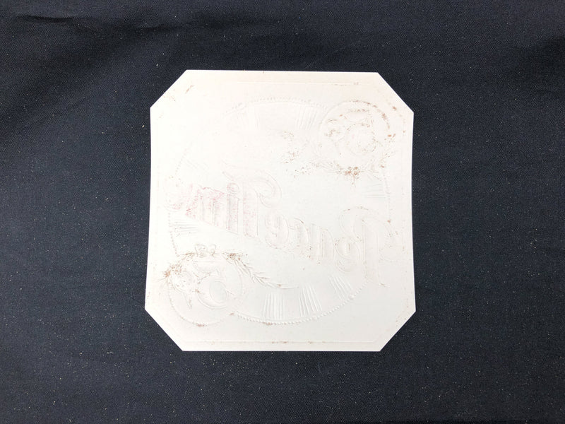 Peace Time Cigar Label Box Wrapper Original Embossed Unused Vintage