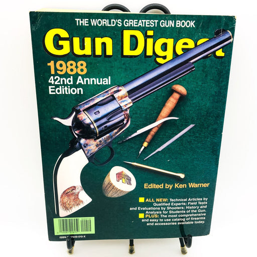 Gun Digest Paperback Ken Warner 1988 42nd Edition Technical Experts Catalog 2