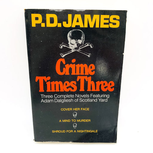 Crime Times Three SC P. D. James 1979 Cover Her Face Mind To Murder Nightingale 1