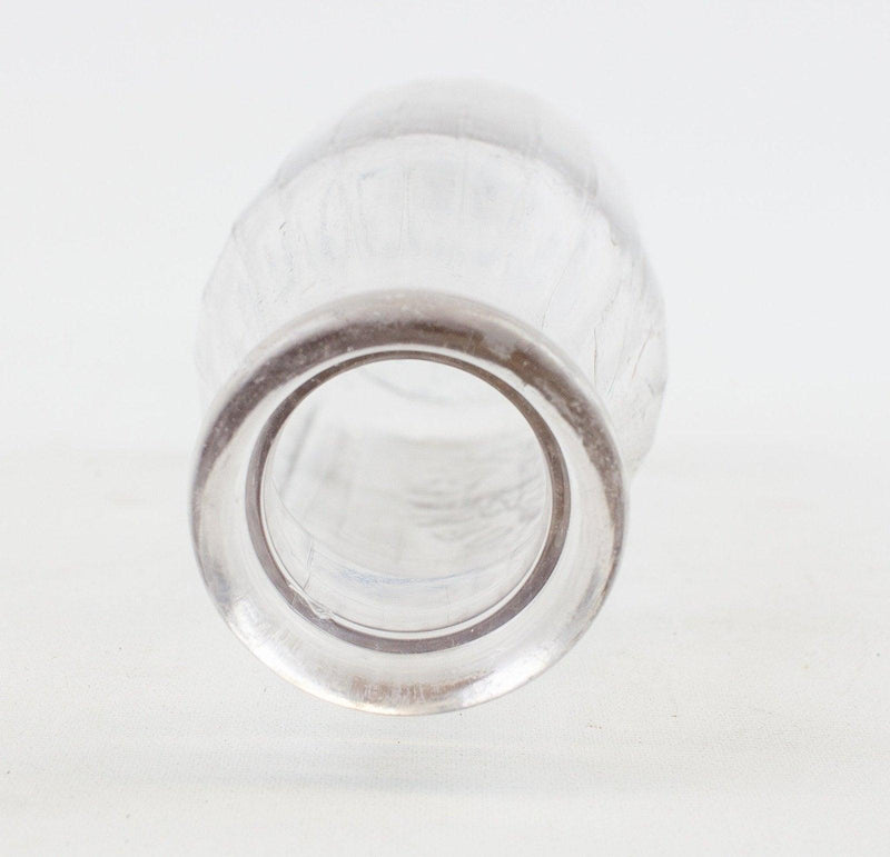 The Akron Pure Milk Co. One Pint Milk Bottle - Clear Glass Akron Ohio | Embossed 5