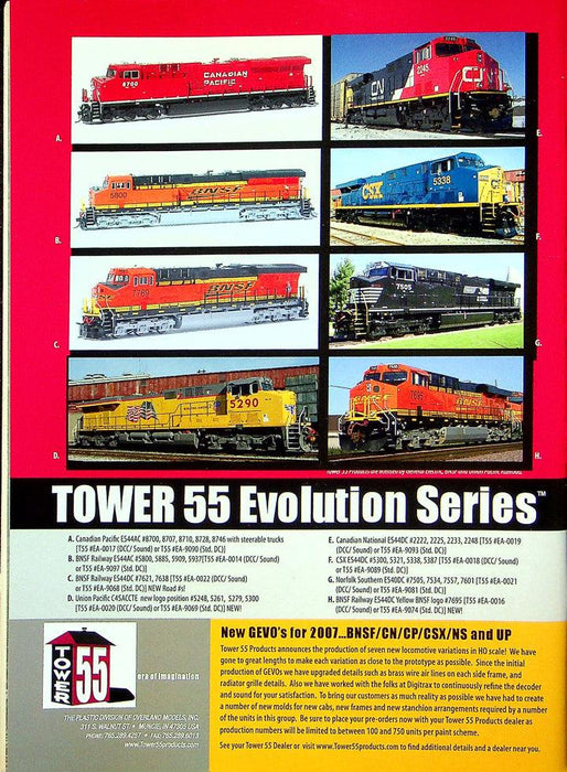 Railroad Model Craftsman Magazine June 2007 Vol 76 No 1 DL&W Plate-Girder