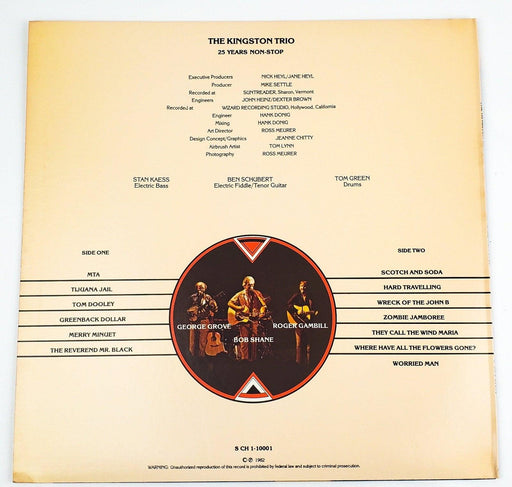 The Kingston Trio 25 Years Non-Stop Record 33 RPM LP S CH 1-10001 Xeres 1982 2