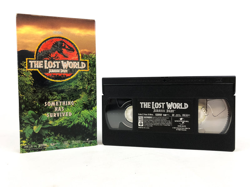 The Lost World Jurrassic Park VHS Tape Universal Steven Spielberg Jeff Goldblum