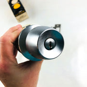 Arrow 351 Panic Proof Door Knob Lockset Keyed DCF 26D Satin Chrome Cylinder 1