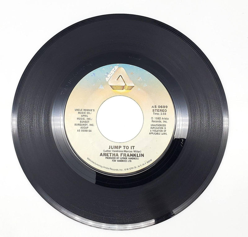 Aretha Franklin Jump To It 45 RPM Single Record Arista 1982 AS 0699 1