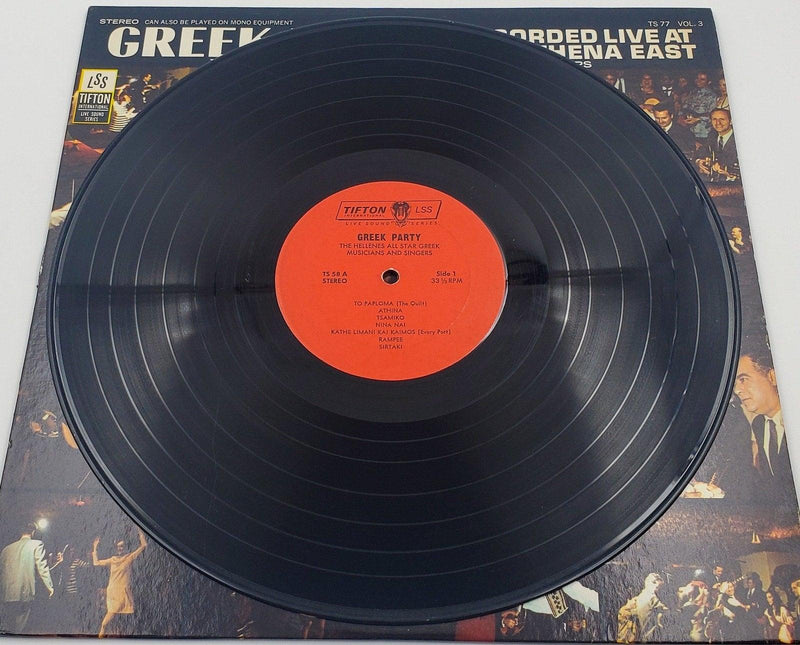 The Hellenes Recorded Live At The Athena East 33 RPM LP Record Tifton 4