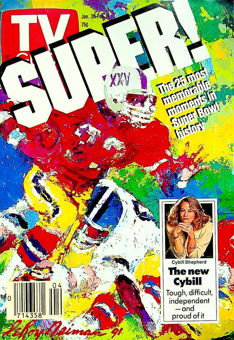 TV Guide Magazine January 26 1991 Football Super Bowl 25 NY Giants Buffalo Bills