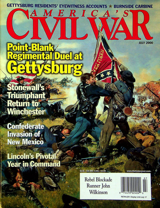 America's Civil War Magazine July 2000 Vol 13 No 3 Stonewall's Return Winchester 1