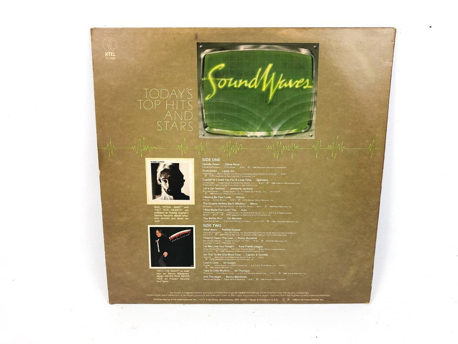 Sound Waves Today's Top Hits and Stars Vinyl Record TU 2690 K-Tel 1980 3