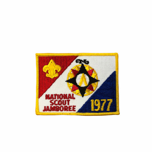 Boy Scouts of America BSA National Scout Jamboree Patch 1977 Medium Paper Back 2