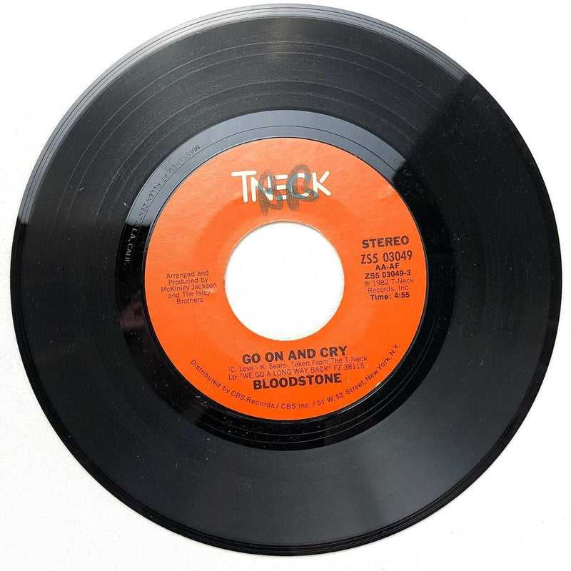 Bloodstone 45 RPM 7" Single Record Go On and Cry T-Neck ZS5 03049 3