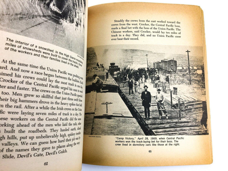 All Aboard! The Trains That Built America Mary Elting 1969 Scholastic 6
