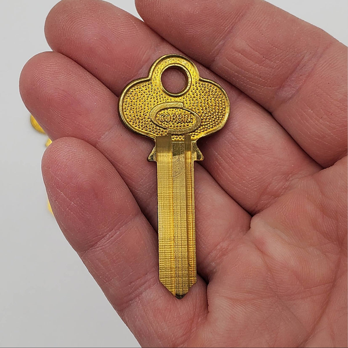 5x Corbin B XI-99-6 Key Blanks Brass 6 Pin USA Made NOS Light Tarnish ...