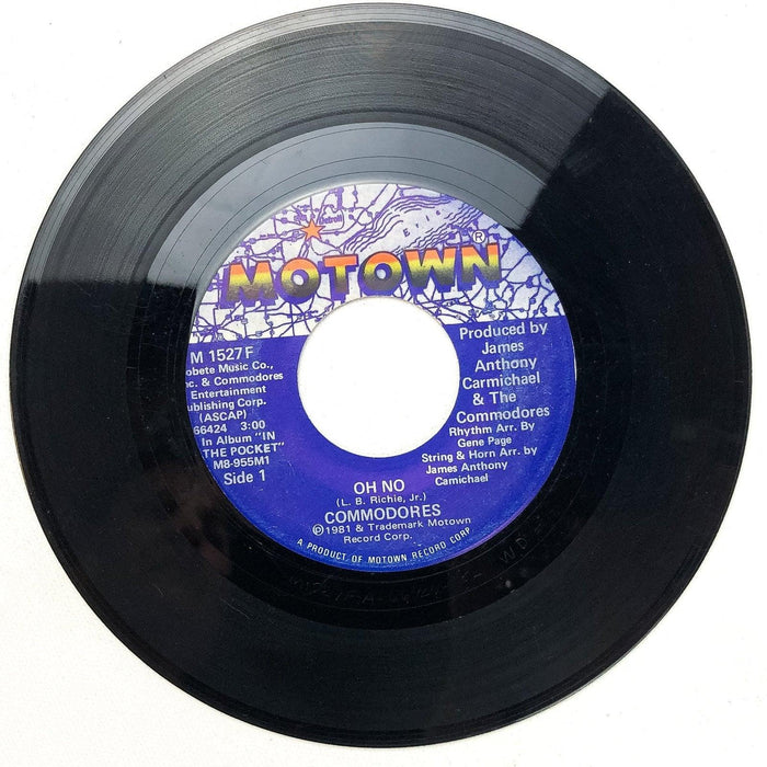 Commodores 45 RPM 7" Single Record Lovin' You / Oh No Motown M 1527 F 3