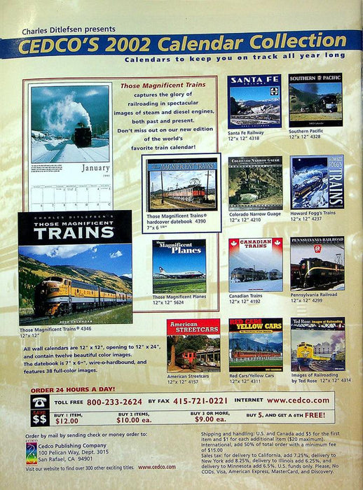 Railfan & Railraod Magazine November 2001 Vol 20 No 11 The Baltimore Tunnel