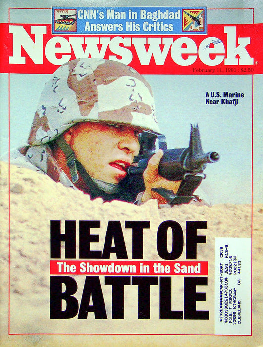 Newsweek Magazine February 11 1991 Desert Storm Gulf War US Marines Khafji Iraq