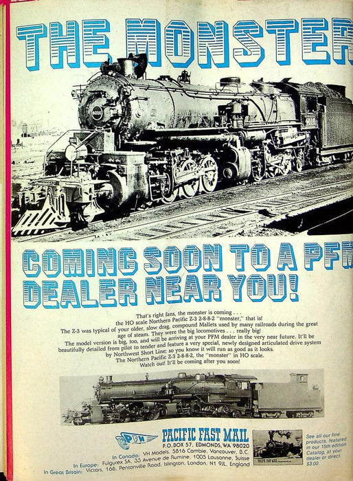 Railroad Model Craftsman Magazine November 1984 Metcalfe's Road Streamliners