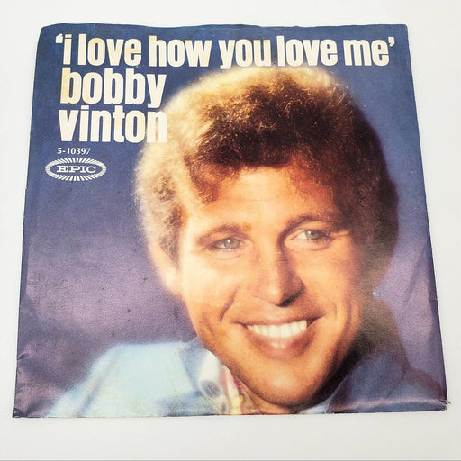 Bobby Vinton I Love How You Love Me Single Record Epic 1968 5-10397 1