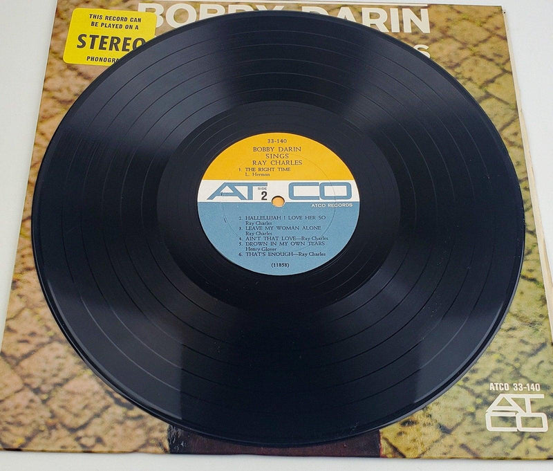 Bobby Darin Sings Ray Charles 33 RPM LP Record ATCO Records 1961 33-140 6