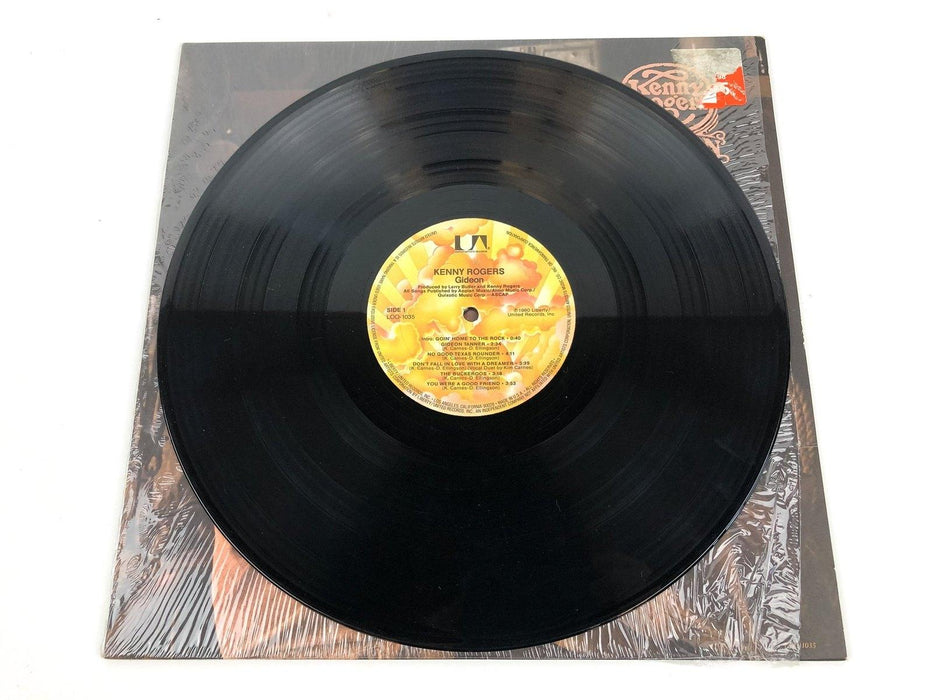 Kenny Rogers Gideon Vinyl Record LOO-1035 BONUS Color Poster Song Lyrics Letter 7