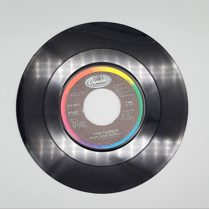 Tina Turner Show Some Respect Single Record Capitol Records 1985 B-5461 3