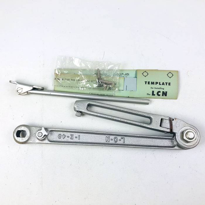 LCN Size E Potbelly Closer Arm H90 NH ALUM Hold Open 90 Non-Handed Aluminum