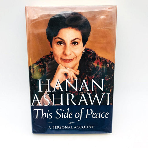 This Side of Peace Hardcover Hanan Ashrawi 1995 Palestinian Israeli War Ex Libra 1