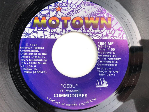 Commodores 45 RPM 7" Single Only You / CEBU Motown Records 1983 1