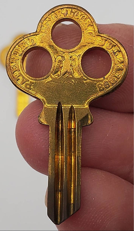 5x Eagle Lock Co 11361W Key Blanks Terryville Conn Vintage Ornate NOS 1
