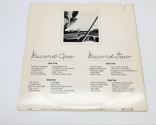 Country Jamboree Double LP Record Columbia 1981 Johnny Cash, Gene Autry 2