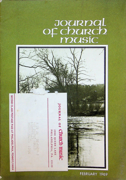 Journal of Church Music Magazine Feb 1969 Holy Spirit Source of Gladness JS Bach 1