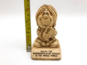 Vintage Paula Figurine You're the Wonderfullest Child Holding Trophy Retro 1973 8