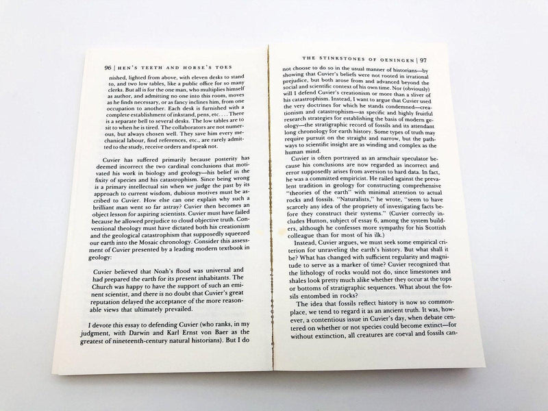 Hen's Teeth And Horse's Toes Paperback Stephen Jay Gould 1984 Biological Theory 9