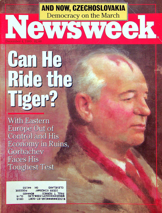 Newsweek Magazine December 4 1989 Mikhail Gorbachev Soviet Union Independence