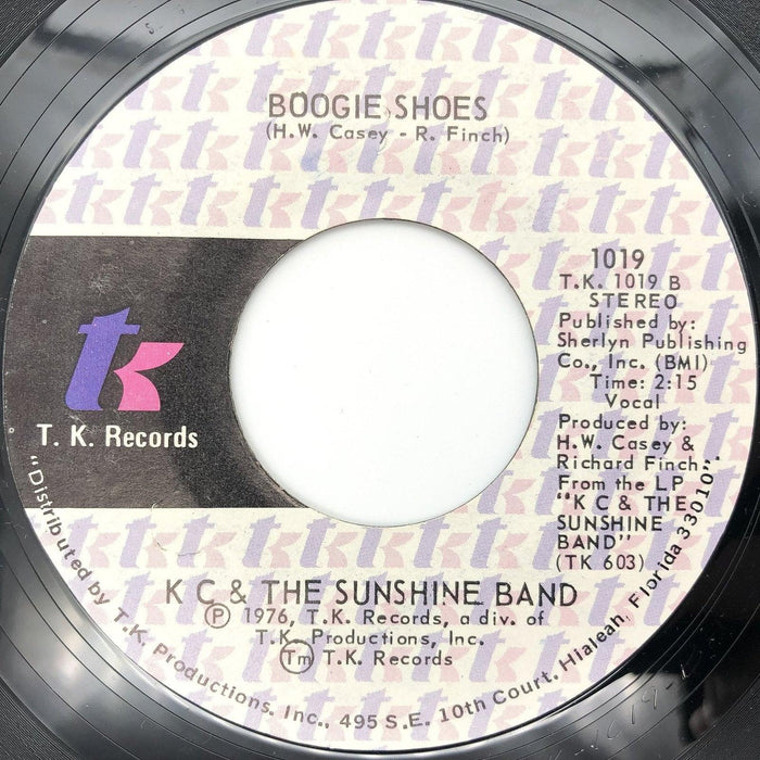 K.C. & The Sunshine Band Shake, Shake, Shake Shake Your Booty Record 45 1019 4