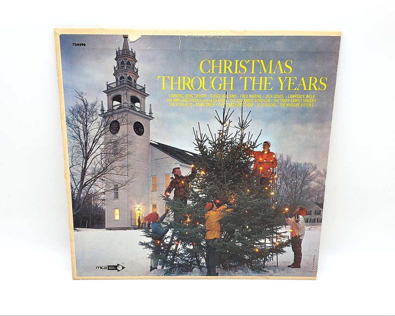Various Christmas Through The Years 33 RPM LP Record MCA Records 1969 DL 734596 1