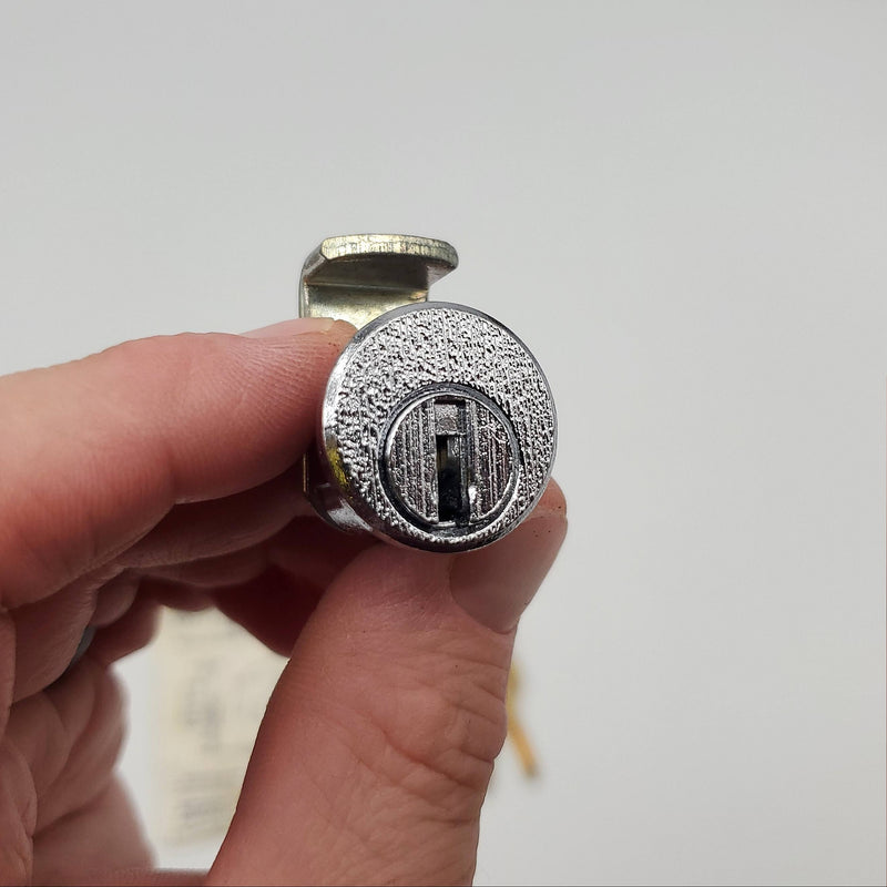 National Mail Box Lock C8719 Nickel Plated 5 Pin Tumbler NOS