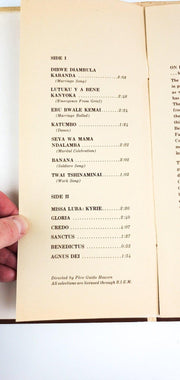 Les Troubadours Du Roi Baudouin Missa Luba Record 33 LP Philips 1963 Gatefold 1 4