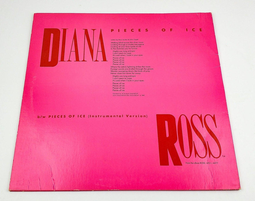 Diana Ross Pieces Of Ice 33 RPM Single Record RCA 1983 2