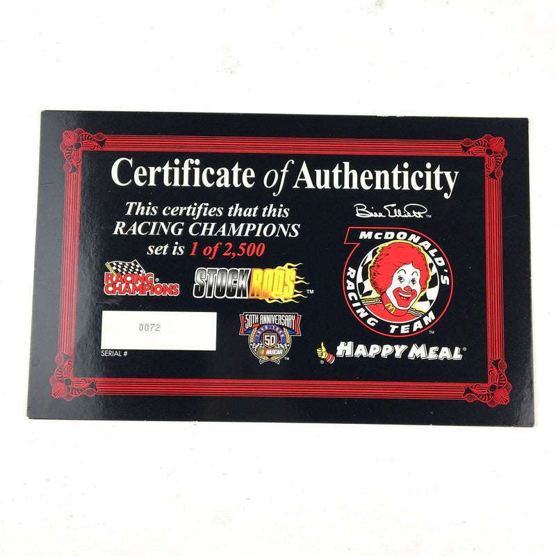 Racing Champions NASCAR Bill Elliot #94 1940 Ford Stock Rods McDonald's 1:24 4