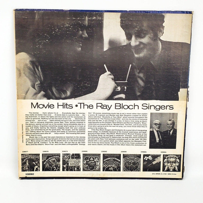 The Ray Bloch Singers Windmills Of Your Mind Record 33 RPM LP Ambassador Records 2