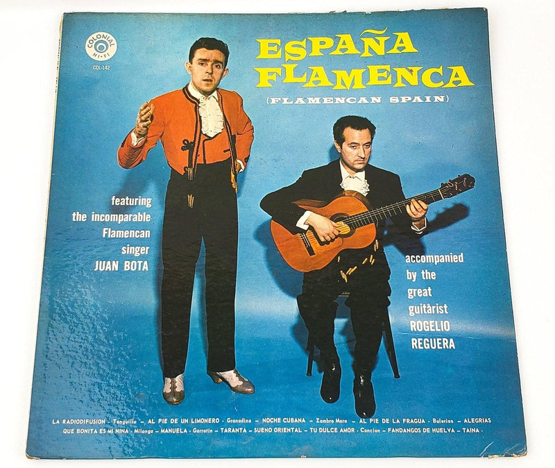 Juan Bota Espana Flamenca Record 33 RPM LP COL-142 Colonial 1
