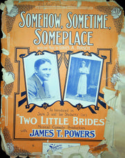 Somehow Sometime Someplace Sheet Music Louis A Hirsch Vocal Piano Song 1912 1