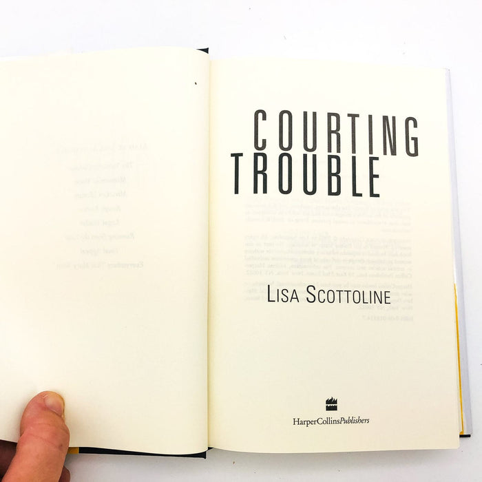 Courting Trouble Hardcover Lisa Scottoline 2002 Legal Thriller Crime 1st Edition 7