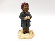All Gods Children Figurine Samuel 1st Ed Martha Holcombe Boy Snowballs COA 2